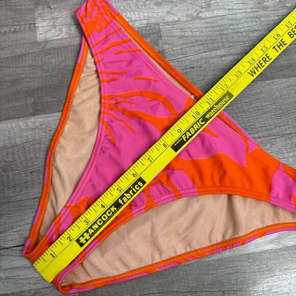 NWT Speedo Floral Bikini Set Orange Size 14 - Picture 6 of 8